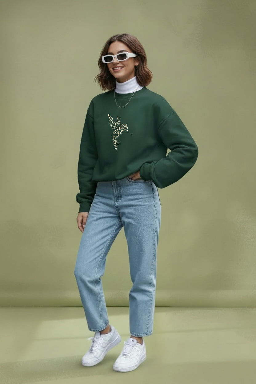 SUDADERA BIRDIE GREEN